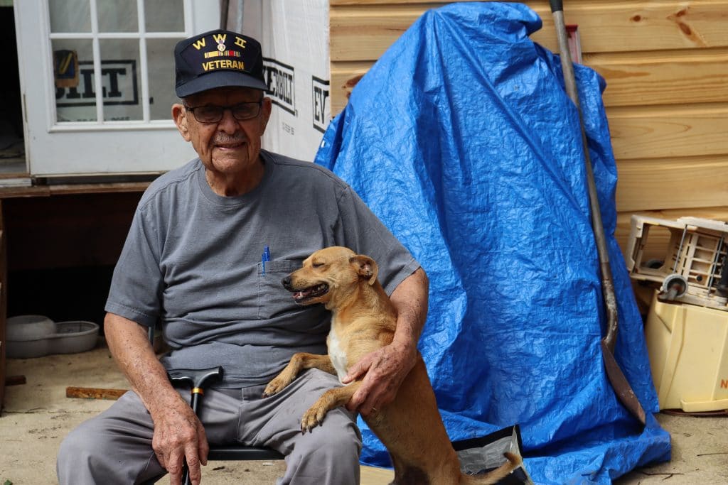 95 year-old WWII Veteran Alfred Guerra