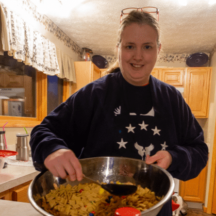 Supporters of the Quarter: 2021 Q2 - Kaleena Gharky helping bake goods for our deployed Service Members. 