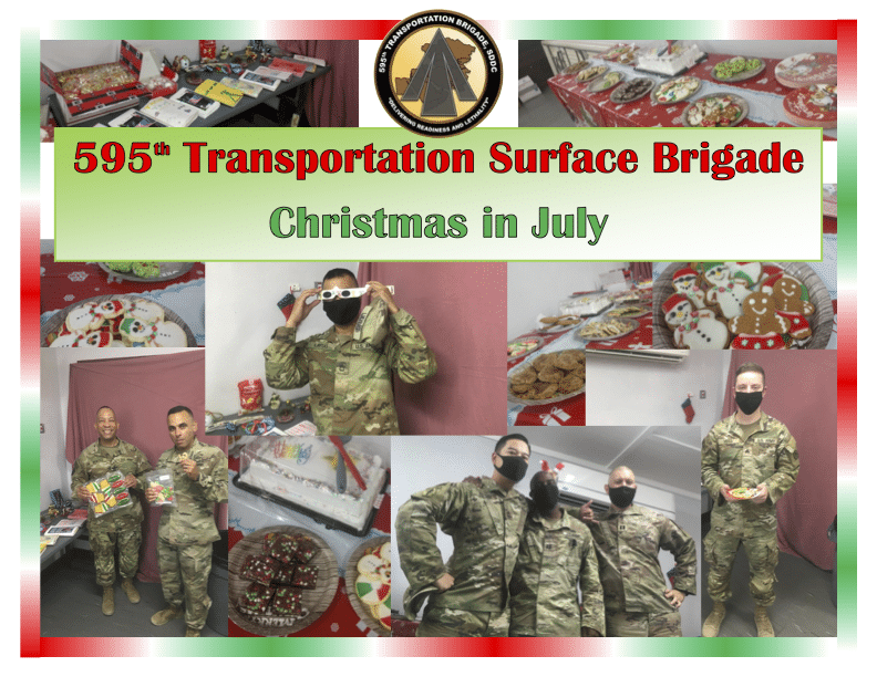 595th Transportation Surface Brigade Christmas in July