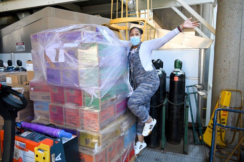 cases of Girl Scout Cookies