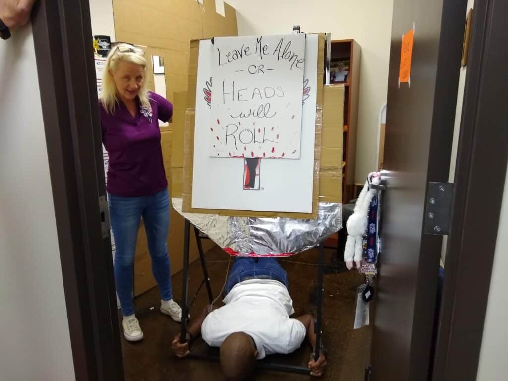 office castle prank