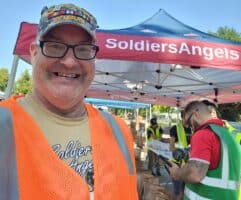 Michael Hood volunteers at the Dallas MVFD