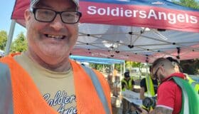 Michael Hood volunteers at the Dallas MVFD