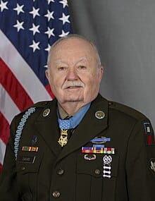 Official U.S. Army portrait of Medal of Honor recipient Specialist Fourth Class Kenneth J. David, Jan. 4, 2025.  David was awarded the Medal of Honor by President Joe Biden during a White House ceremony, Jan. 3, 2025. (U.S. Army photo by Sgt. Daniel Hernandez)